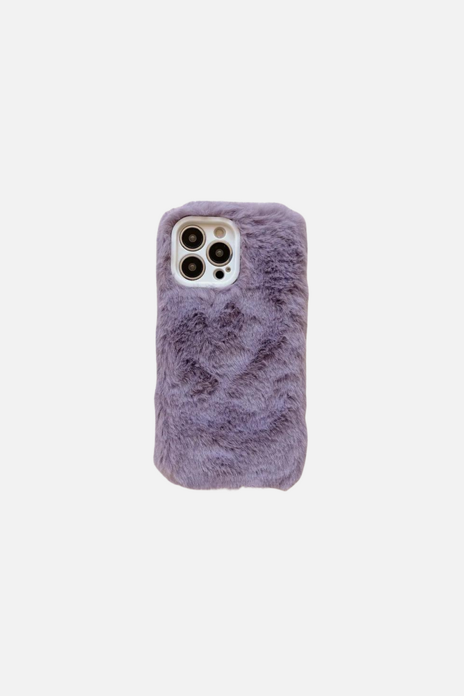 Cozy Plush Purple iPhone Case