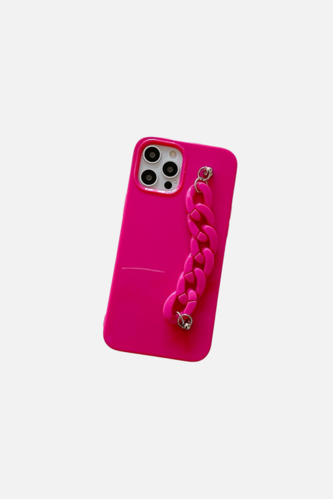 Fluorescent Acrylic Pink Bracelet iPhone Case