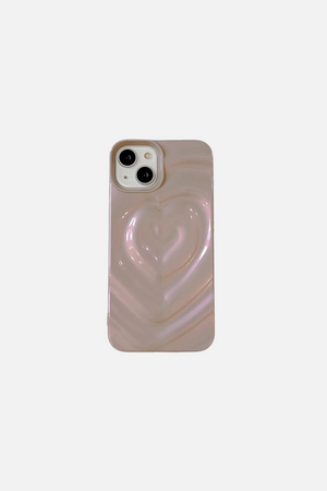 
                  
                    Load image into Gallery viewer, 3D Love Heart Laser Pink iPhone Case
                  
                