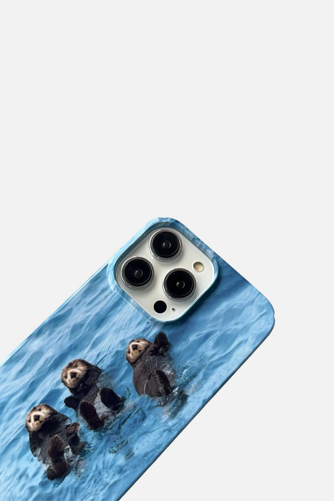 
                  
                    Load image into Gallery viewer, Sea Otter iPhone Case
                  
                