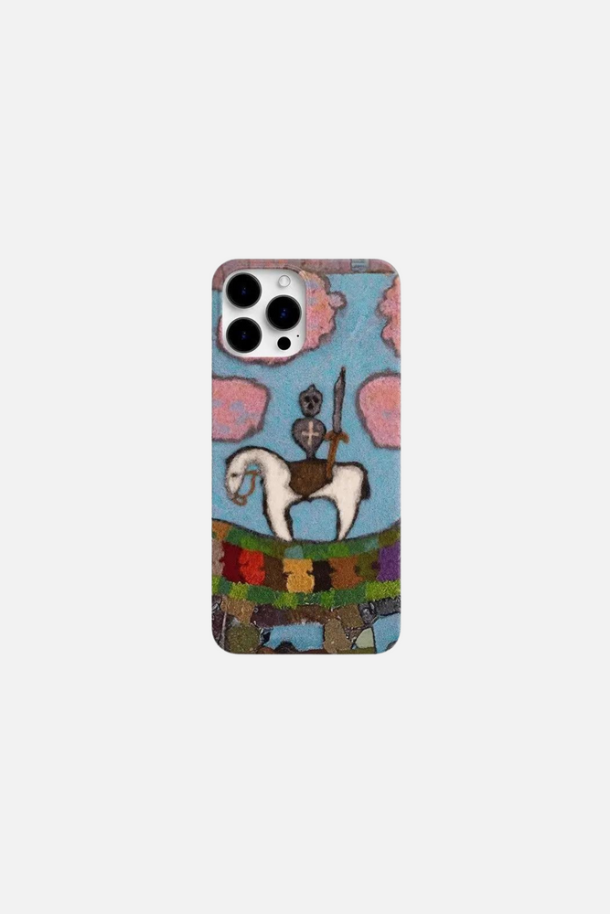 Oil Painting Knight iPhone Case