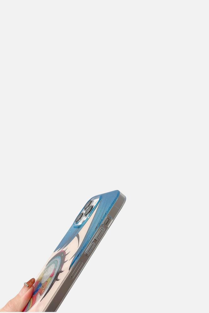 
                  
                    Load image into Gallery viewer, Cartoon Anime Shinning Eyes iPhone Case
                  
                