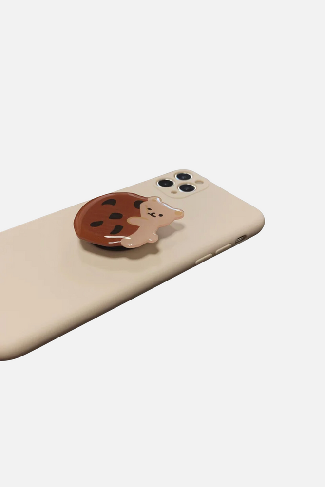 
                  
                    Load image into Gallery viewer, Cookie Bear Stand Holder iPhone Case
                  
                