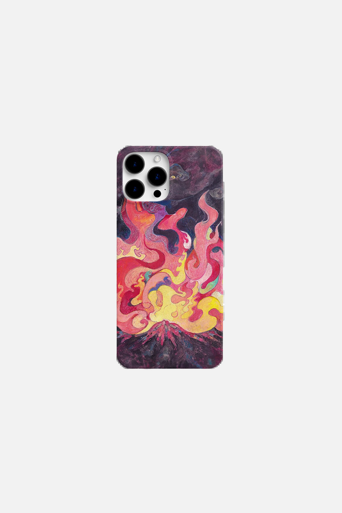 Flame Mountain iPhone Case