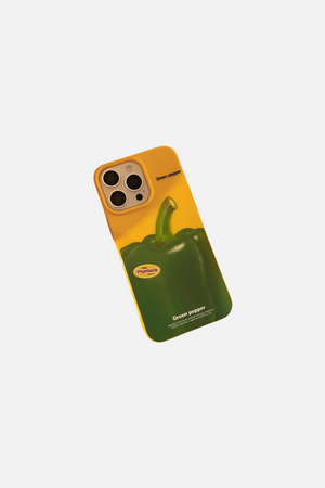 
                  
                    Load image into Gallery viewer, Fresh Vegetables Art Green Pepper iPhone Case
                  
                