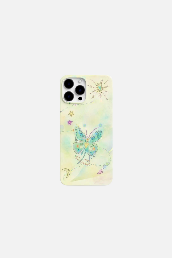 Green Butterfly iPhone Case