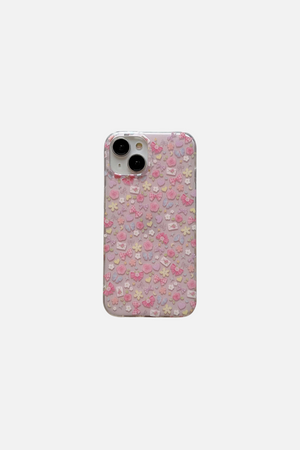 
                  
                    Load image into Gallery viewer, Pink Butterfly Flower Graffiti iPhone Case
                  
                