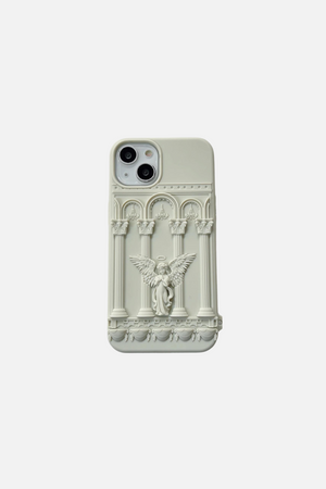 
                  
                    Load image into Gallery viewer, Plaster Statue Praying Angel White iPhone Case
                  
                