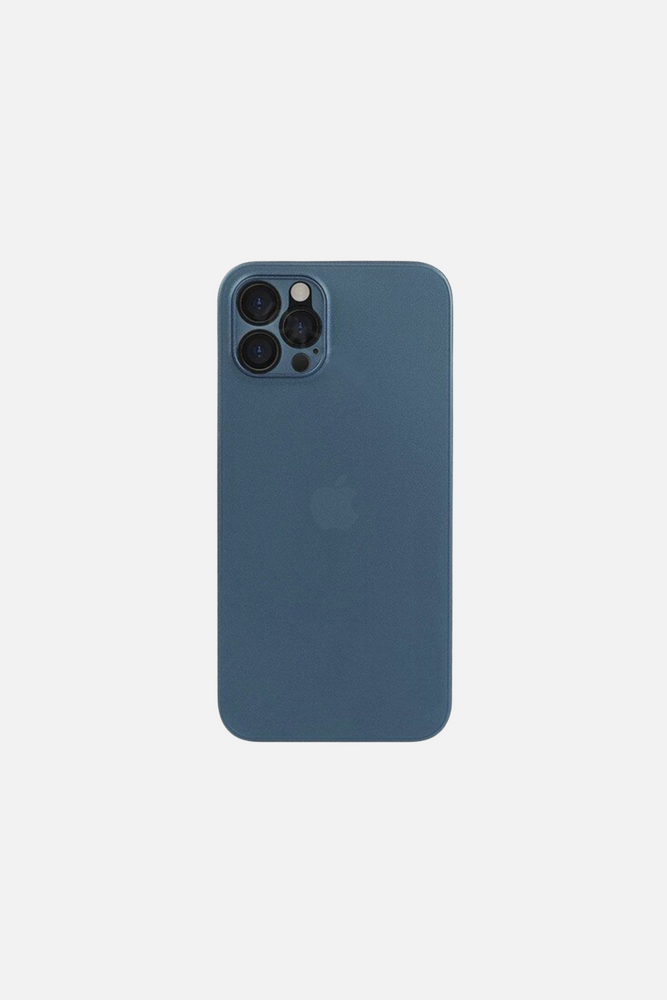 Ultra Thin 0.2MM Anti-Fingerprint Navy Blue iPhone Case