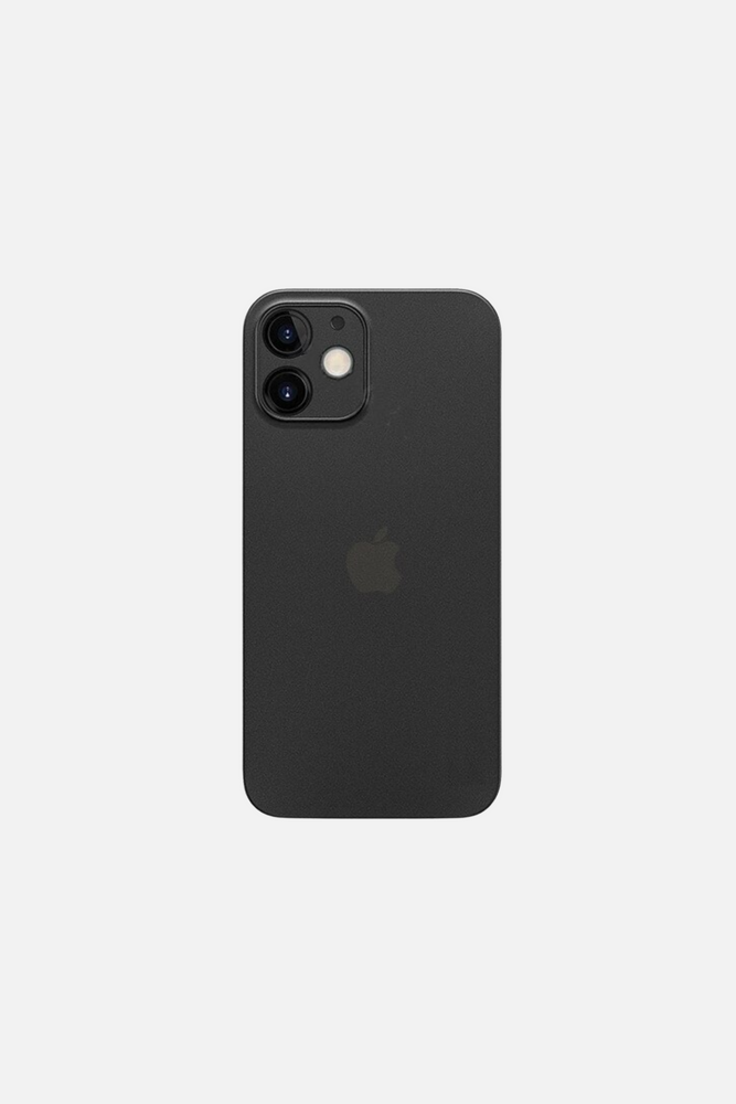 Ultra Thin 0.2MM Anti-Fingerprint Black iPhone Case