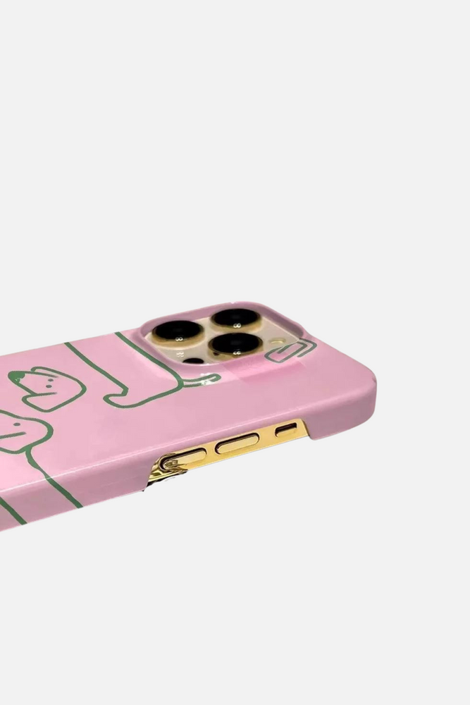 Pink Dachshund Dog iPhone Case iPhone 14 Pro Pink Dachshund Dog iPhone Case iPhone 14 Pro