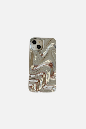 3D Electroplated Water Ripple Bright Silver iPhone Case iPhone 13 3D Electroplated Water Ripple Bright Silver iPhone Case iPhone 13