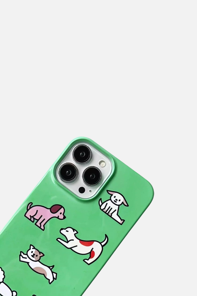 
                  
                    Load image into Gallery viewer, Green Dog Case iPhone Case
                  
                