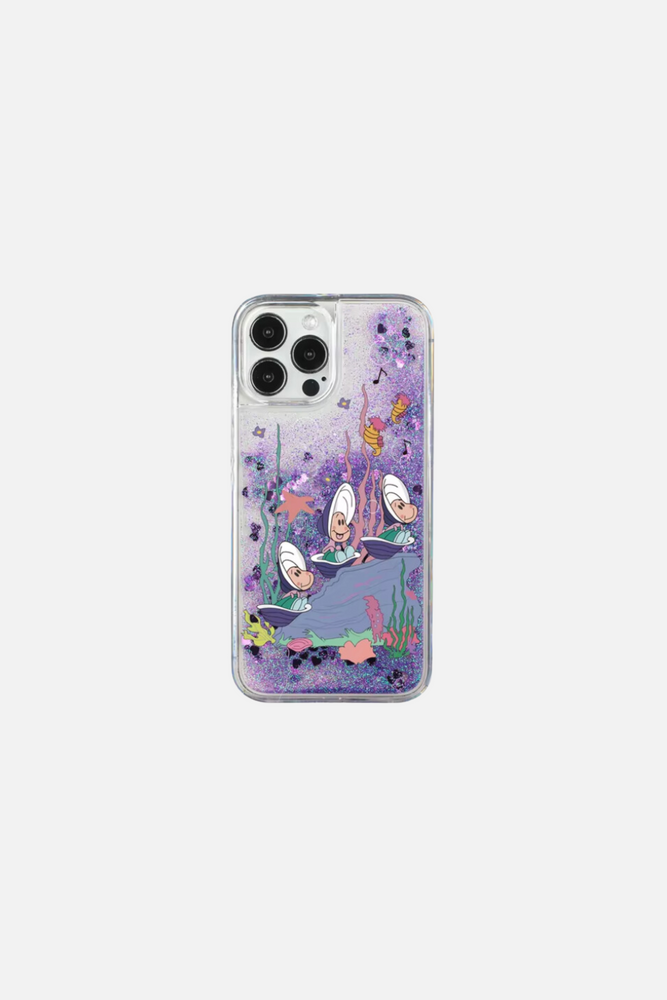 Oyster Conch Glitter Purple Quicksand iPhone Case iPhone 15 Pro Oyster Conch Glitter Purple Quicksand iPhone Case iPhone 15 Pro