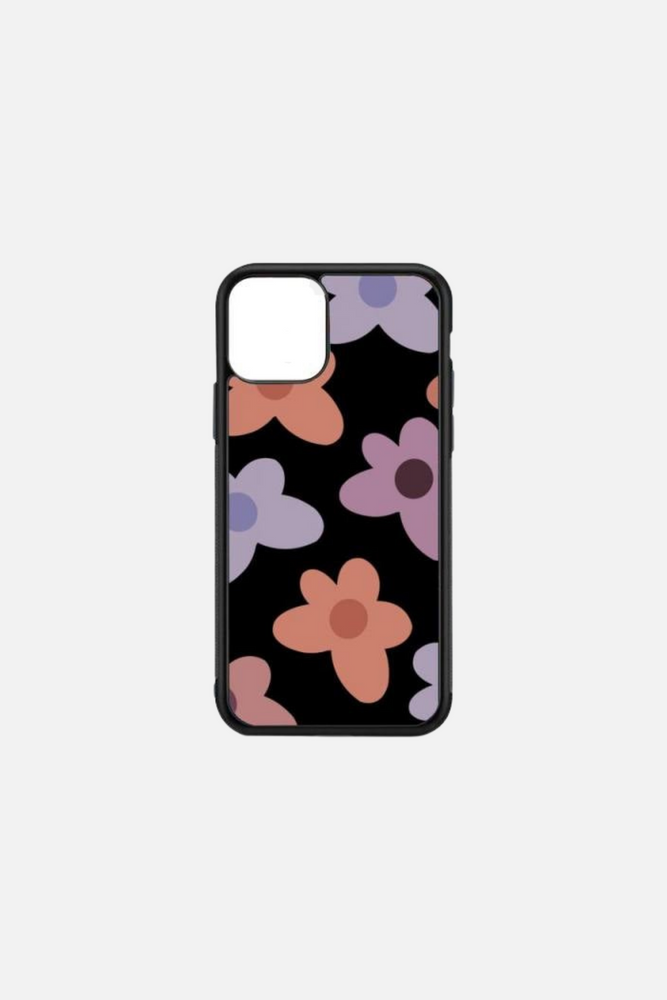 
                  
                    Load image into Gallery viewer, Black Cover Flowers 7 iPhone Case
                  
                