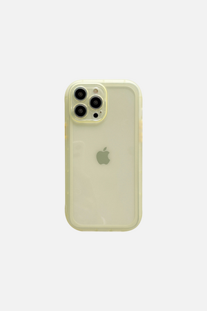 
                  
                    Load image into Gallery viewer, Solid Clear Color  Yellow Shockproof  iPhone Case
                  
                