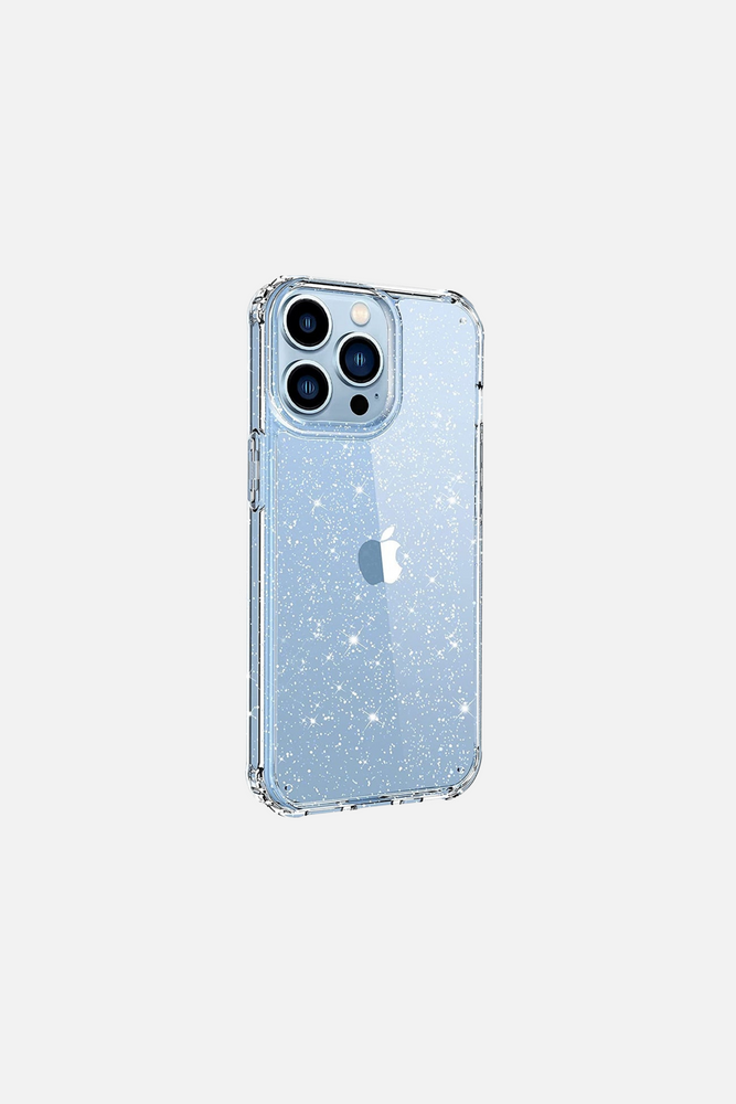 
                  
                    Load image into Gallery viewer, Shockproof Glitter Clear iPhone Case
                  
                