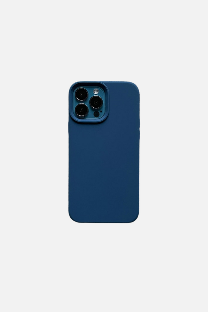 
                  
                    Load image into Gallery viewer, Candy Color Liquid Silicone Blue iPhone Case
                  
                
