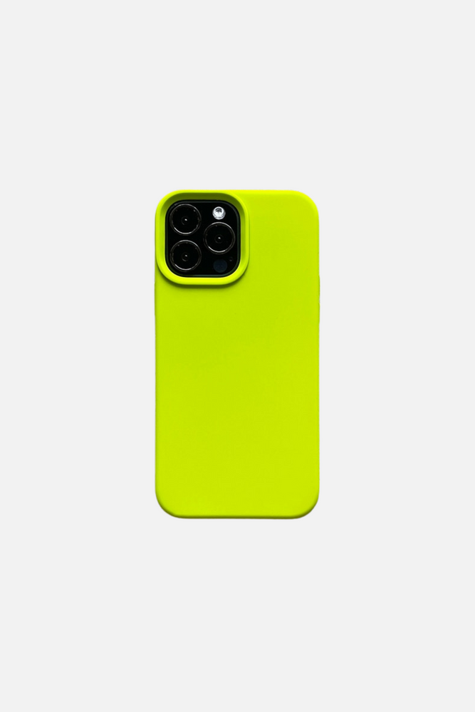 Candy Color Liquid Silicone Bright Green iPhone Case