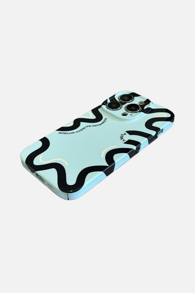 
                  
                    Load image into Gallery viewer, Water Ripple Black Blue iPhone Case
                  
                