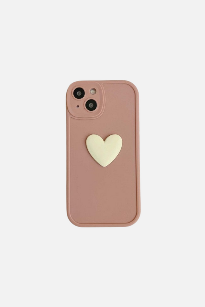 
                  
                    Load image into Gallery viewer, 3D Love Heart Pink iPhone Case
                  
                