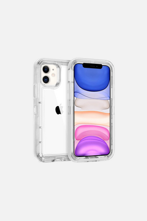 
                  
                    Load image into Gallery viewer, Hybrid Heavy Duty 360 Full Body Clear iPhone Case
                  
                