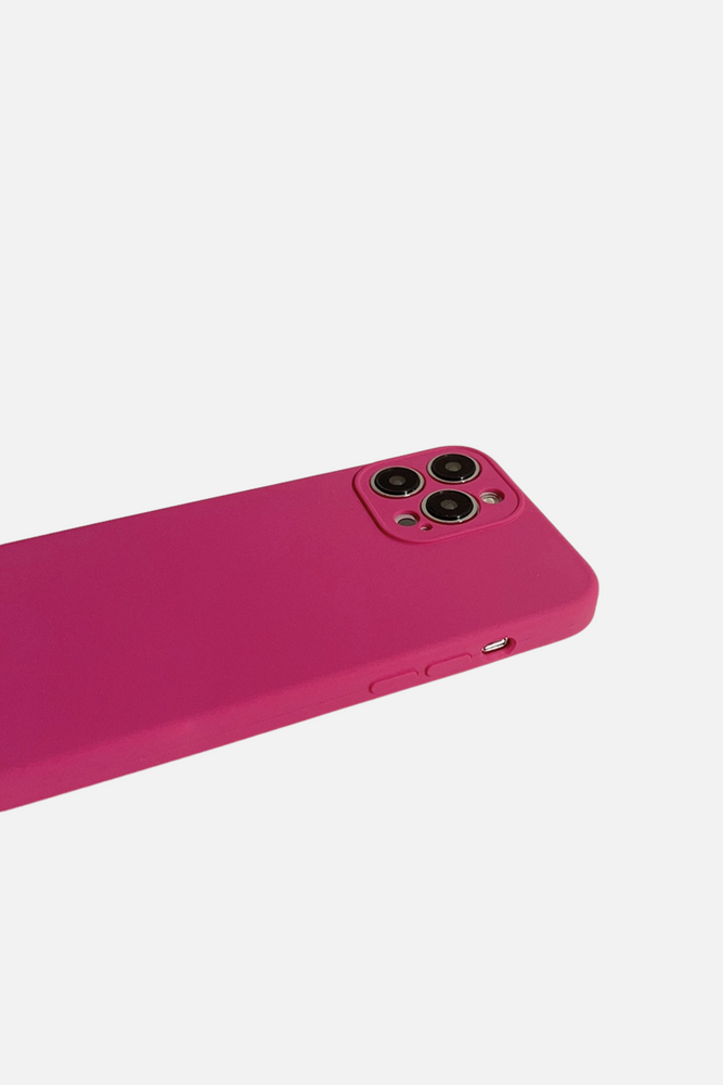 
                  
                    Load image into Gallery viewer, Liquid Silicone Solid Color Rose iPhone Case
                  
                