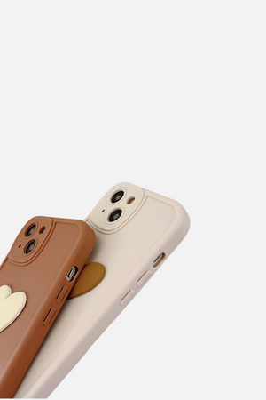 
                  
                    Load image into Gallery viewer, 3D Love Heart Cream iPhone Case
                  
                
