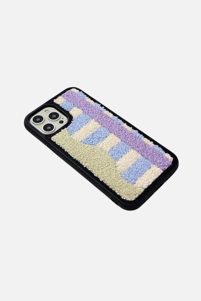 Embroidered Pattern Colors iPhone Case