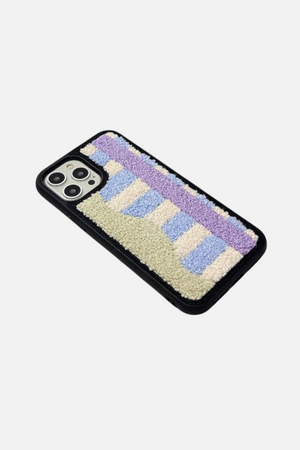 
                  
                    Load image into Gallery viewer, Embroidered Pattern Colors iPhone Case
                  
                