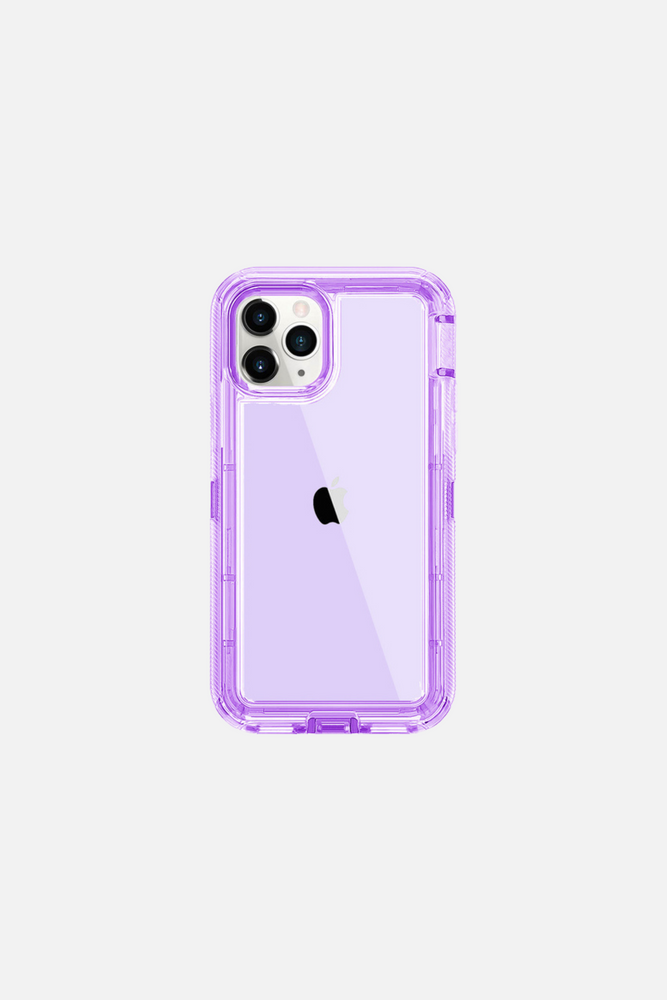 
                  
                    Load image into Gallery viewer, Heavy Duty Purple iPhone Case
                  
                