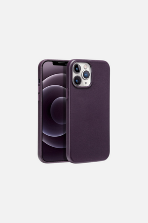 
                  
                    Load image into Gallery viewer, Leather Magnetic iPhone Case with Animation For MagSafe Dark Cherry
                  
                