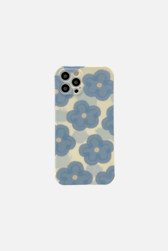 Cute Blue Flower iPhone Case