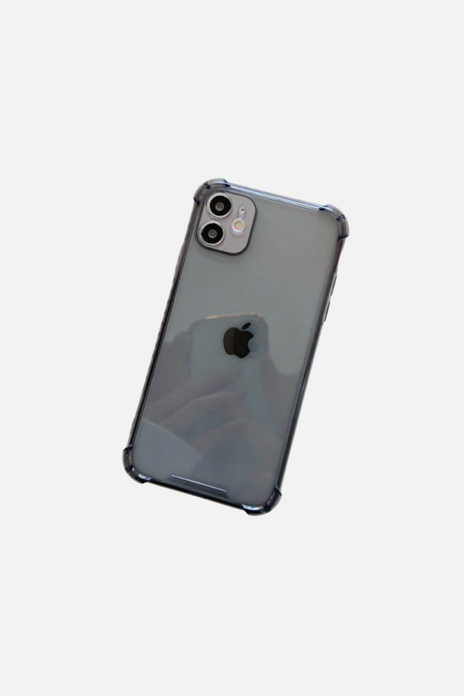 Color Clear Black Shockproof iPhone Case
