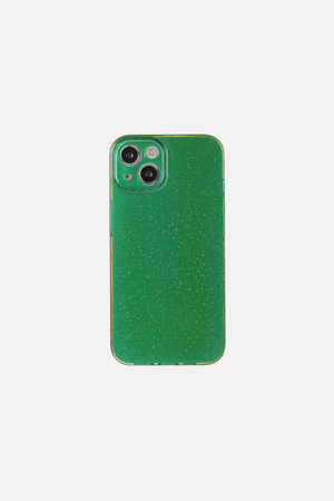 
                  
                    Load image into Gallery viewer, Bling Glitter Neon Color Dark Green iPhone Case
                  
                