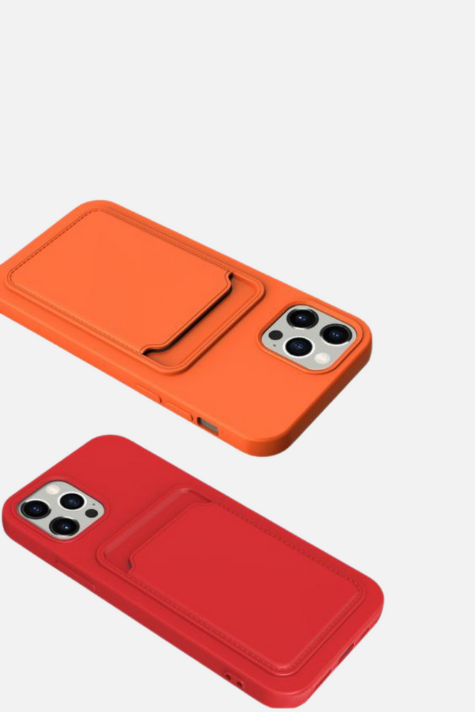 
                  
                    Load image into Gallery viewer, Simple Color Red Wallet iPhone Case
                  
                
