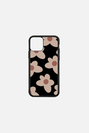 
                  
                    Load image into Gallery viewer, Black Cover Flowers 2 iPhone Case
                  
                