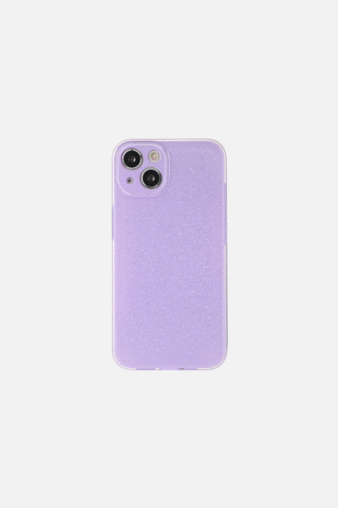 Bling Glitter Neon Color Purple iPhone Case
