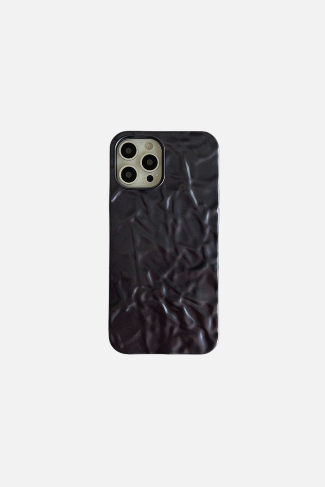 3D Shape Black Paper Pattern 2 iPhone Case