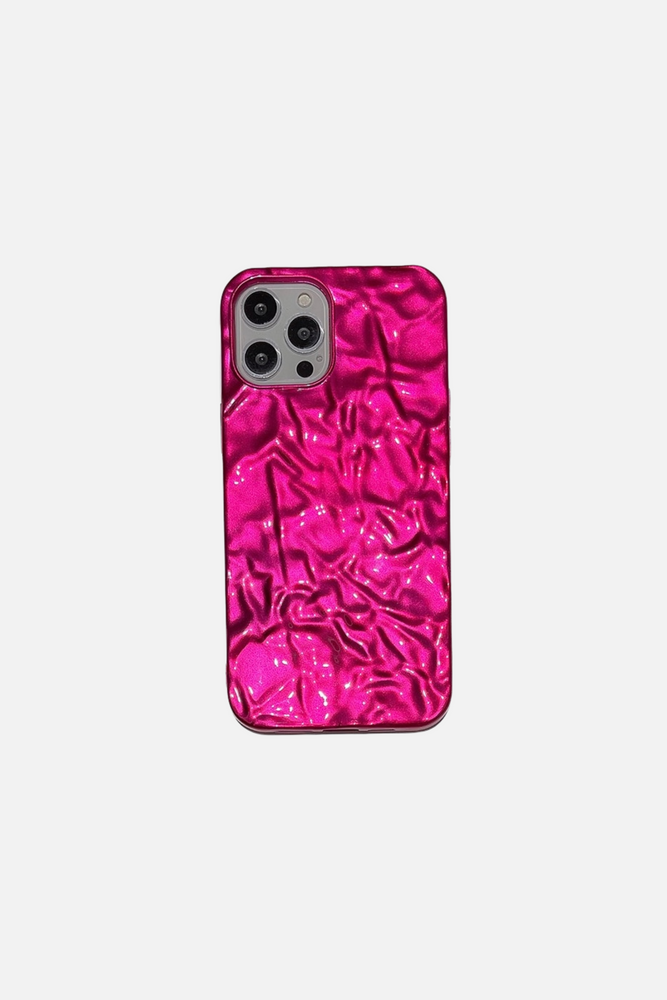3D Shape Tin Paper Pattern Rose iPhone Case