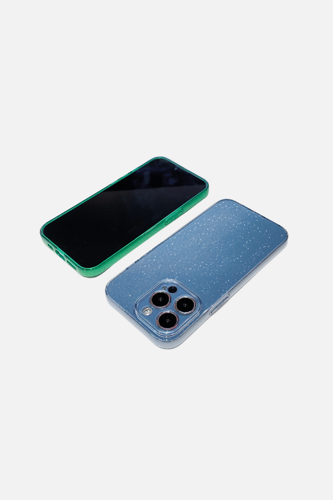 
                  
                    Load image into Gallery viewer, Bling Glitter Neon Color Navy iPhone Case
                  
                