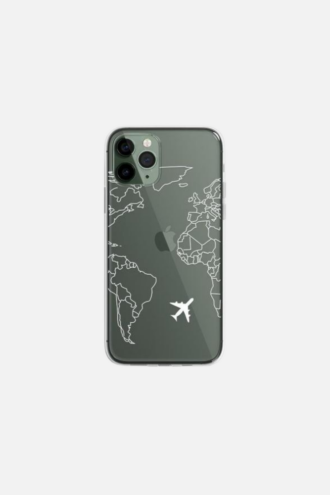 Map Aircraft Green iPhone Case