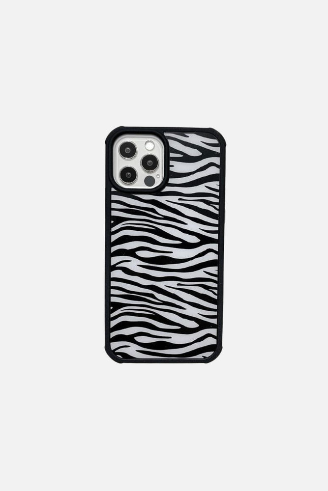 Print Pattern Zebra iPhone Case