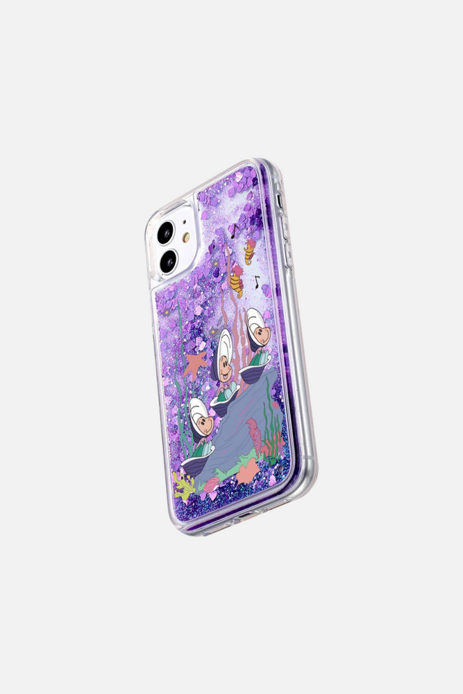Oyster Conch Glitter Purple Quicksand iPhone Case Ditch Market Oyster Conch Glitter Purple Quicksand iPhone Case Ditch Market
