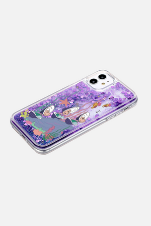 
                  
                    Load image into Gallery viewer, Oyster Conch Glitter Purple Quicksand iPhone Case
                  
                