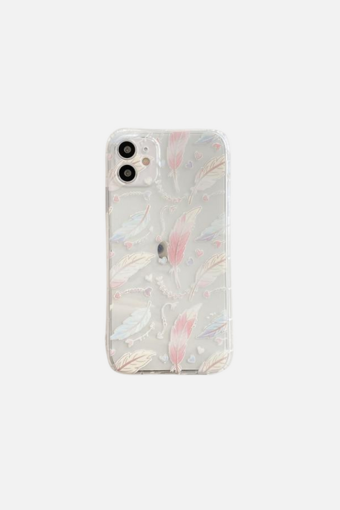 Feather Leaves 1 iPhone Case
