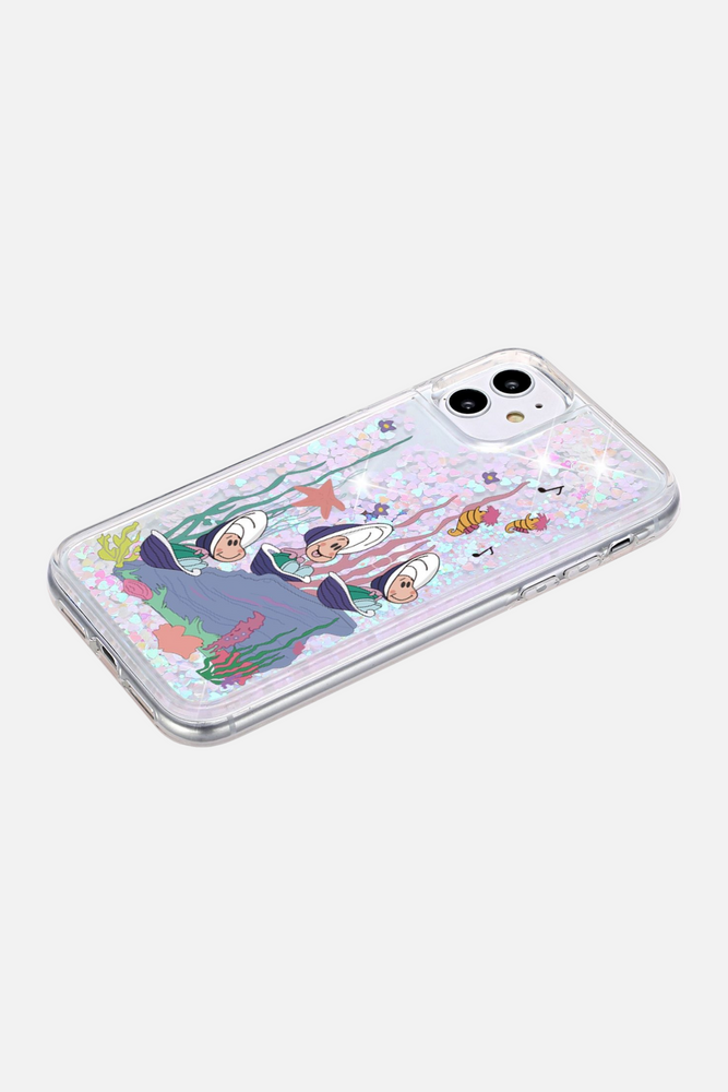 
                  
                    Load image into Gallery viewer, Oyster Conch Glitter Pink Quicksand iPhone Case
                  
                