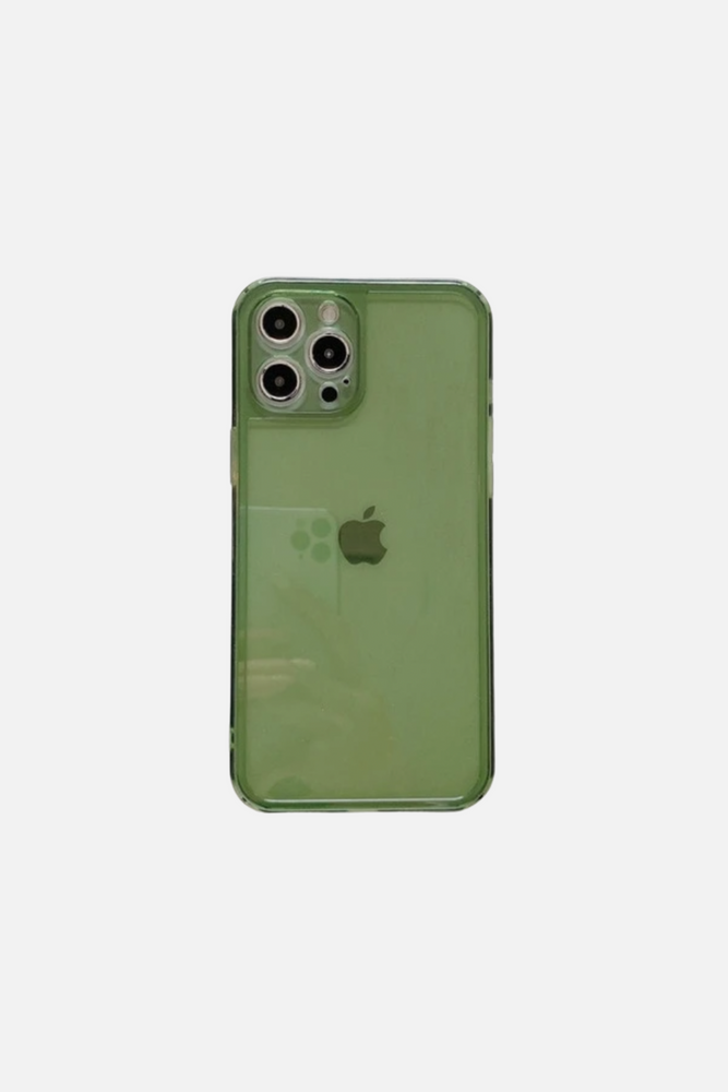 Jelly Green Transparent iPhone Case