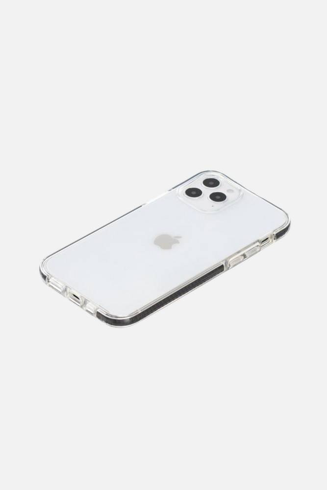 Clear Shockproof Black iPhone Case